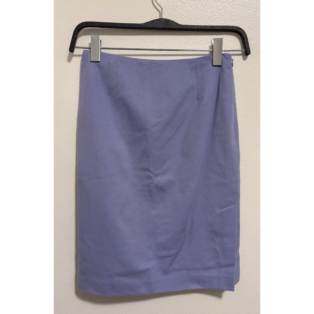 Ann Taylor Loft Periwinkle Purple Virgin Wool Blend Size 4